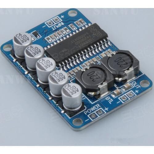 Free shipping! DC10~30V TDA8932 35W Mono Digital Amplifier Module Digital Amplifier TDA8932 Chip 45 * 31MM