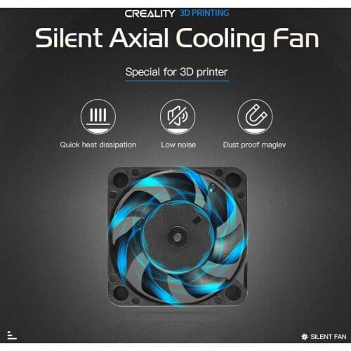 24V 4010 Silent Axial Cooling Fan hydraulic Fluid 4800r/min Low noise Upgrade For CR-10 Ender-3 Ender-5 series 3D Printer parts