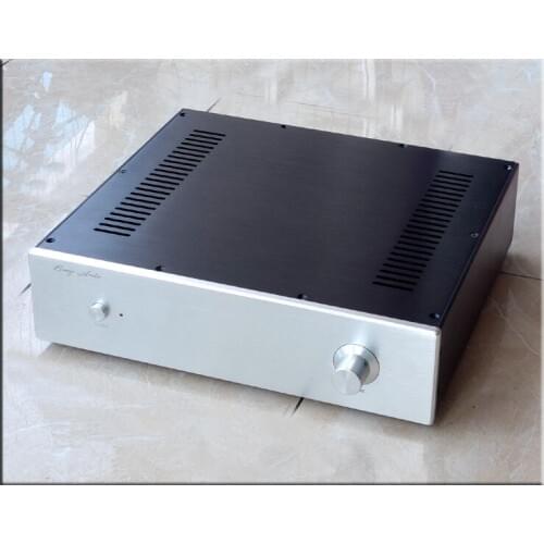 BZ3609 All-Aluminum Air Cooling Cooling Box / Preamplifier / AMP Shell / Case / DIY Box (360 * 92 * 307mm)