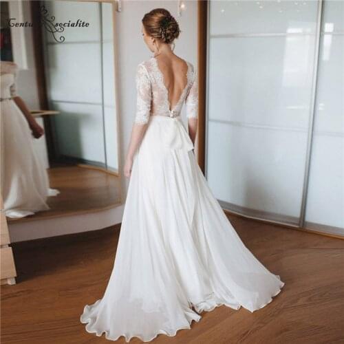 Century socialite Beach Wedding Dresses