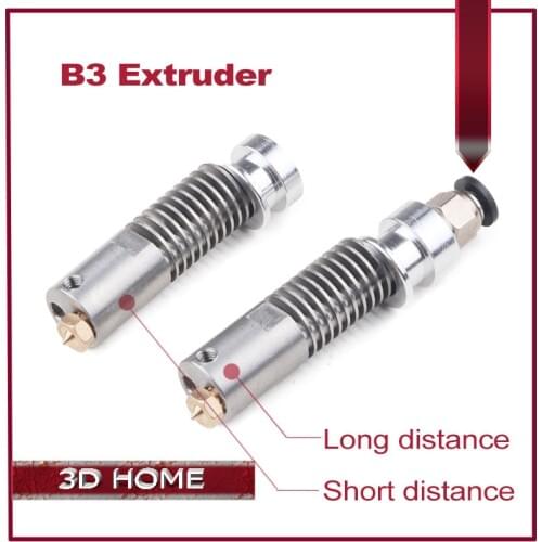 3D Printer Parts B3 Extruder Extrusion Head Metal Stainless Steel Long & Short Distance 300 degrees High temperature