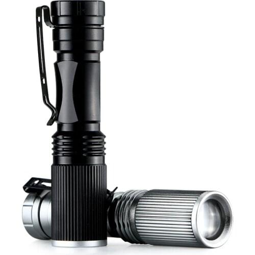 Zoomable Focus Mini LED Flashlight Torch 1000LM Flash Light Lamp Lanterna Outdoor Camping Fishing Emergency Lantern Light USE AA
