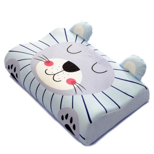 0-6years Memory Foam Pillow Cover without filler Orthopedic Pillow Cotton Neck Pillow Fiber Slow Rebound Soft Baby Pillow Cover