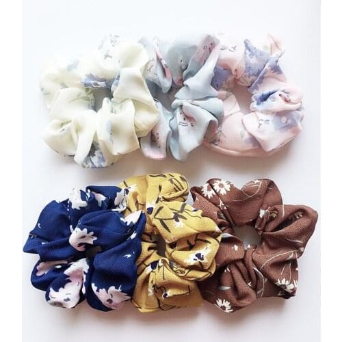 New Beauty Women Fashion Headbands Cute Floral Casual Womens Hair Bands Elastic Hair Accessories Chiffon Hairband