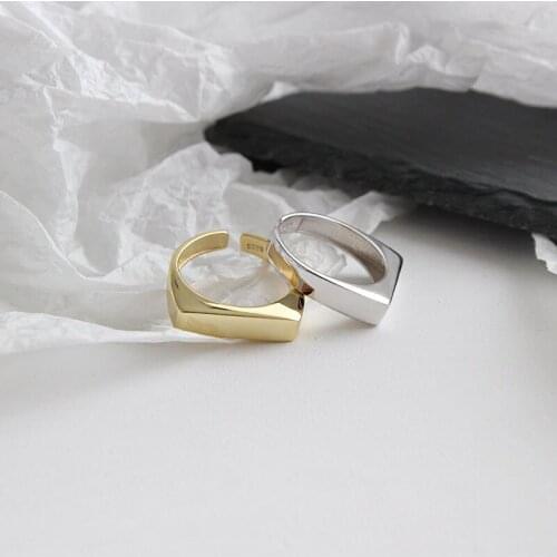 Simple Small Gold Silver Color Finger Ring For Women Fashion Jewelry Ladies Elegant Charm Party Show Jewellery Gift
