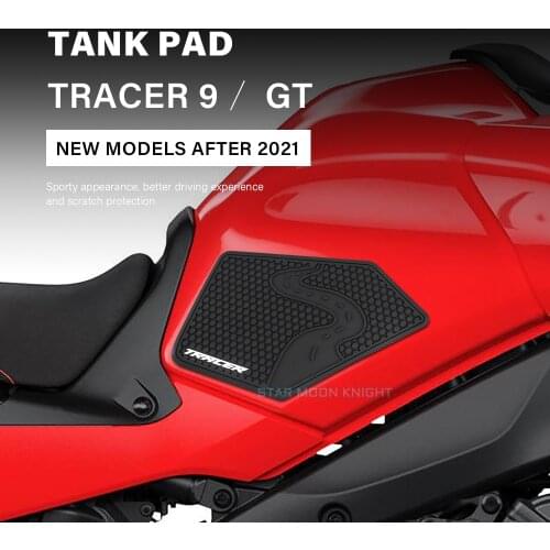 Motorcycle Tankpad anti-slip tank Pad sticker protection stickers SIDE TANK PADS Traction Pad For YAMAHA TRACER 9 GT TRACER9 21