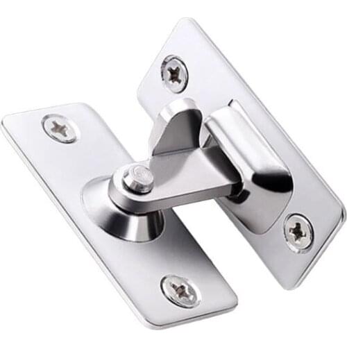 Stainless Steel 90 Degree Right Angle Buckle Hook Door Lock Bolt for Sliding Door Latch Bar Window Furniture Hardware Wholesale