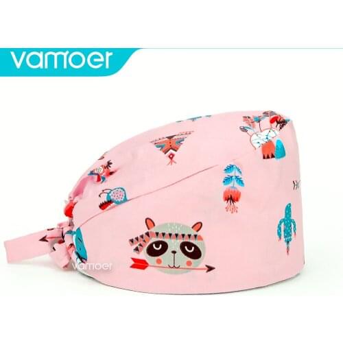 Surgery cap animal Pet medical Scrub pharmacist clinic hat Dentist lab cap nurse Surgical working caps nursing hats 100% cotton