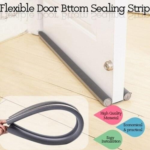 HOT!Flexible Door Bottom Sealing Strip Sound Proof Noise Reduction Under Door Draft Stopper Dust Proof Window Weather Strip