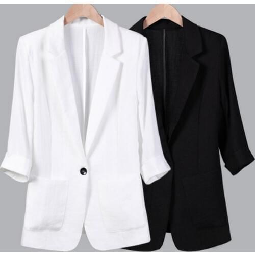 Женские льняные пиджаки Vinieer China At AliExpress