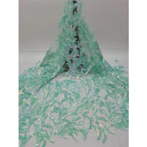 High Quality 15JRB-121403 Nigerian Lace Fabric Top Sale Fashion Embroidery Tulle French for Wedding or Party Show Dress