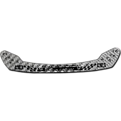 1.5mm Silver HG Carbon Front Stay Fully Cowled Mini 4WD 25th Anniv. 95124 Spare Parts For Tamiya Car Model