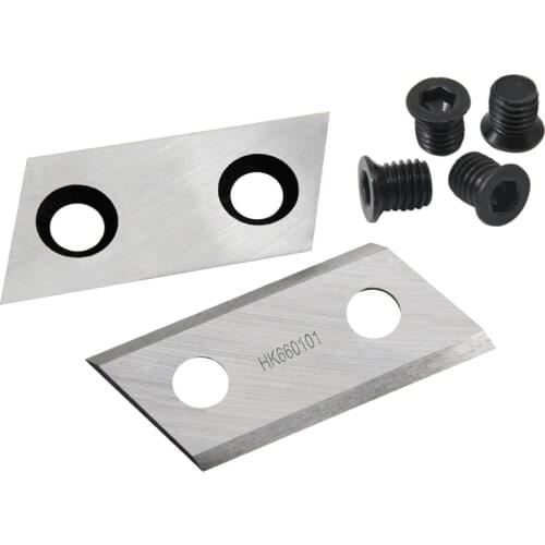 1 pair Garden Shredder Chipper Blades Knifes with Screws for Eco ES1600 McCulloch MCS2001