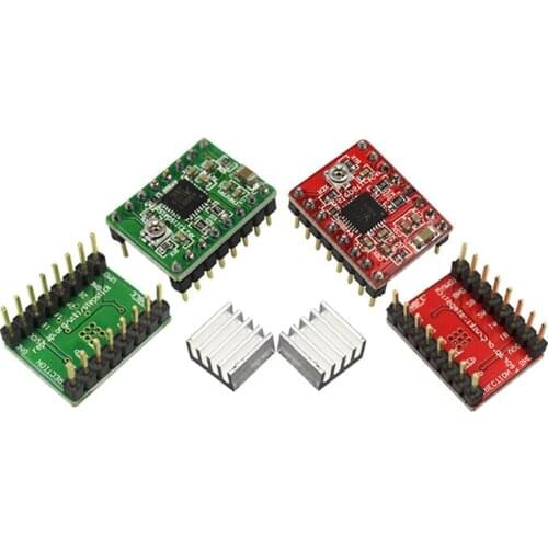 10 pcs Reprap Stepper Driver A4988 Stepper Motor Driver Module with Heatsink