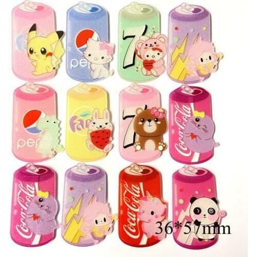 10Pcs Set Cartoon Doughnut Ice Cream Cake Crafts Food Unicorn Resin Cobochon Phone Decoration DIY Jewelry Make Accessories