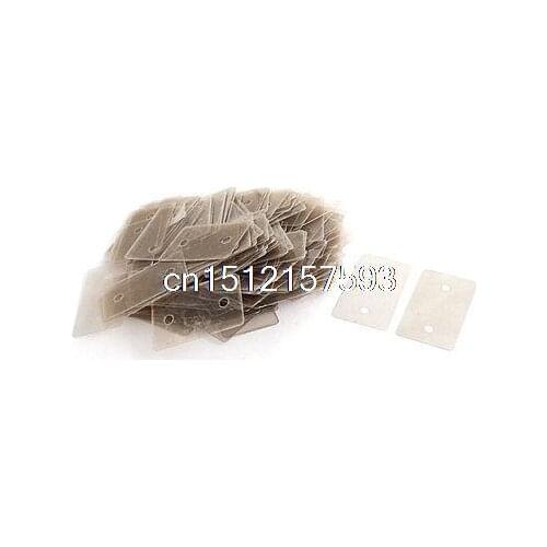 200 Pcs 24mmx39mmx0.12mm Mica Insulator Sheet Replacement