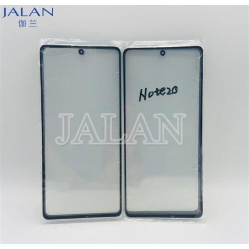 5Pcs Note20 Front Glass for Samsung N980 LCD Display Damaged Glass Replace Mobile Phone Repair Panel