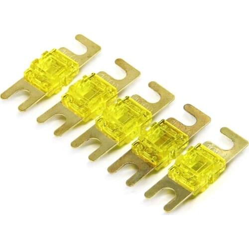 5 Pack MANL ANL Fuse 30A 40A 60A 80A 100A Mini ANL Fuse 5pcs
