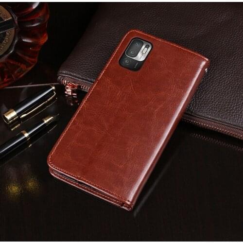 Case For Redmi Note 10T Case Cover High Quality Flip Leather Case For Redmi Note 10 5G Cover Capa Phone bag Wallet