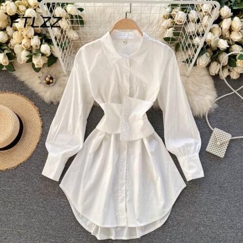 FTLZZ White Blouses