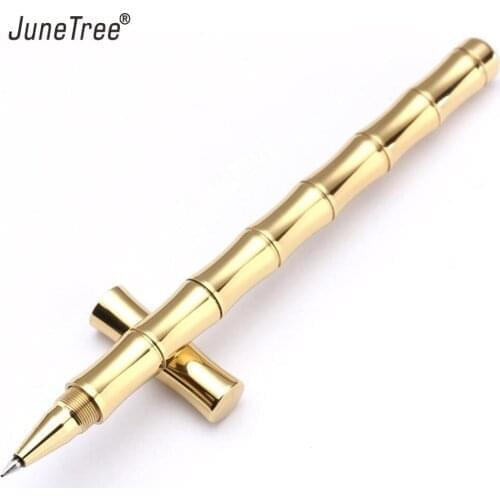 Brass Pen Solid Portable Pocket Copper Pen Stationery Coper Ball pen Ballpoint Writing metal Office school student Supplies