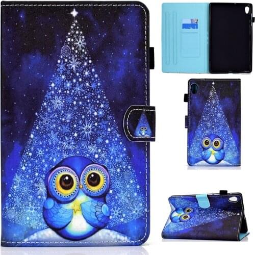 Cute Case for Lenovo Tab M10 HD (2nd Gen) TB-X306X X306F Butterfly Owl Cat Panda Elephant Printing Cover