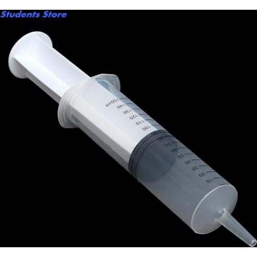 50ml/100ml/150ml Plastic Reusable Big Large Hydroponics Nutrient Sterile Health Measuring Syringe Tool