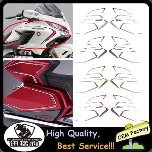 Motorcycle Tank Pad GL 1800 Touring Sticker Decal Kit Case For HONDA Goldwing GL1800 F6B Protector Fairing Fender 2018+up