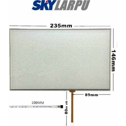 New 10.2''Inch 4 Wire Resistive Touch Screen Panel Glass For IPS LCD Touchscreen 235mm*146mm Touchpanel Free Shipping