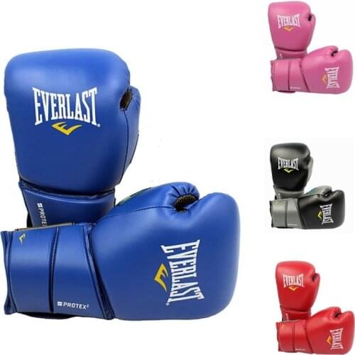 New design adult lady / men boxing gloves leather MMA Muay Thai boxer De Luva Mitts Sanda Equipments 10 12 14 16OZ boks