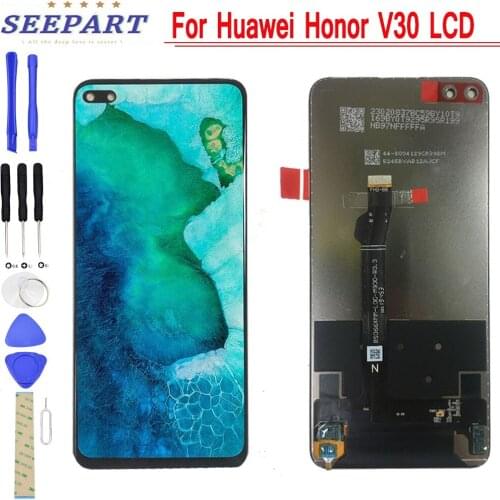Original Screen for Huawei Honor V30 LCD Display Touch Screen Digitizer Honor View 30 Replacement Parts For Huawei Nova 6 LCD