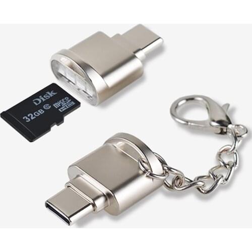 Portable USB 3.1 to Type-C Adapter USB to Type C Micro Converter OTG Adapter with TF SD Memory Card Reader for samsung xiaomi