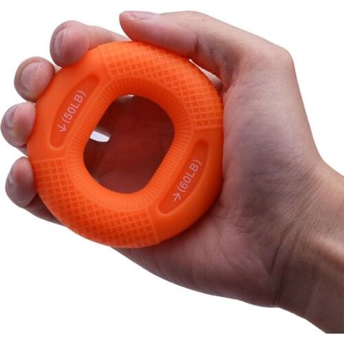 Silicone Finger Gripper Hand Resistance Band Gripping Ring Wrist Stretcher Finger Forearm Trainer Pow Exercise Carpal Expander