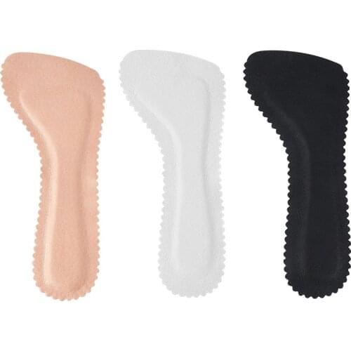 V Womens Sandals Insoles Self-adhesive Pigskin Non-slip Shock-absorbing Breathable Sweat-absorbent Shoes Leather Insoles