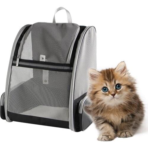 Cat Carrier Bags Breathable Pet Carriers Small Dog Cat Backpack Outdoor Travel Cage Portable Pet Bag Carrying For Cats