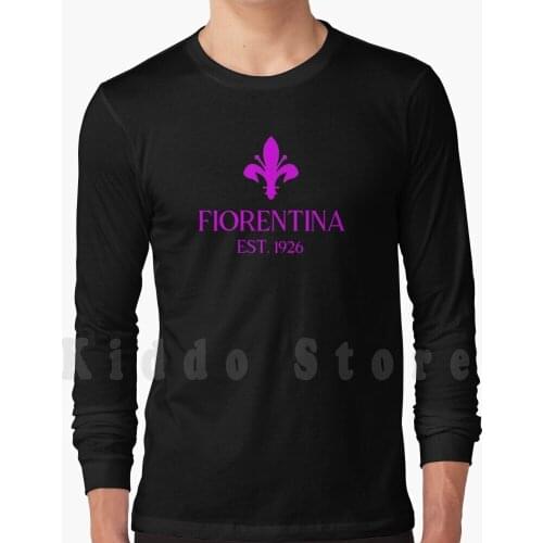 Hoodies Long Sleeve Firenze Italia Associazione Calcio Italy La Viola Fiorentino Football Soccer Italian