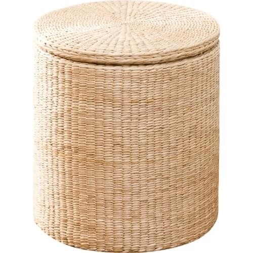 Outdoor Rattan Wicker Bar Counter Table Stool Shelves Garden Patio Furniture Household Essentials Seagrass Wicker Storage Seat
