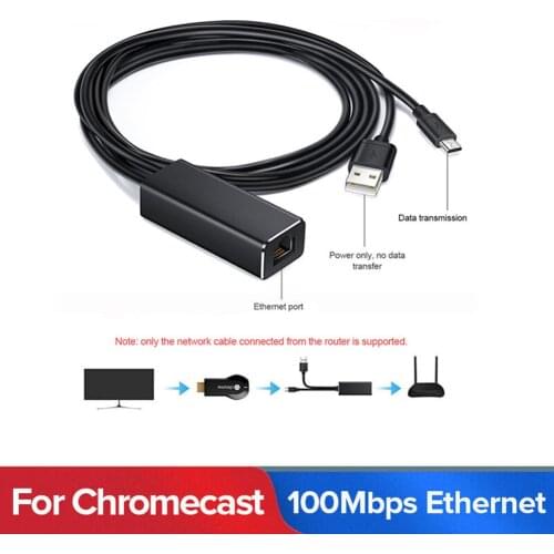 USB to RJ45 Ethernet Adapter Micro Household Television Playing Decoration for TV Stick 480Mbps LAN Network Card Dongle