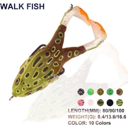 WALK FISH 8.4g/13.6g/16.6g Fishing Lure Frog Soft Baits Silicone Bait Wobbler Fishing Lure Double Propeller Shad Soft Lure