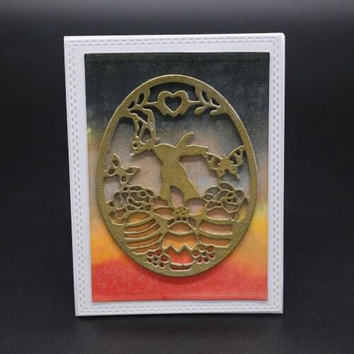 ZhuoAng Happy Easter Cutting/DIY Paper Card Craft Embossing Die Cut DIY scrapbooking Die cutting machine