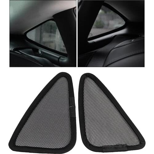 2-pack Car Window Sunshade Cover Triangular Net Protector for Tesla Model 3