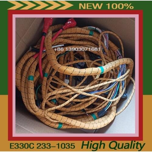 233-1035 E330C For Caterpillar Excavator Wire Harness Chassis Harness 330C External Main Wiring Harness 2331035
