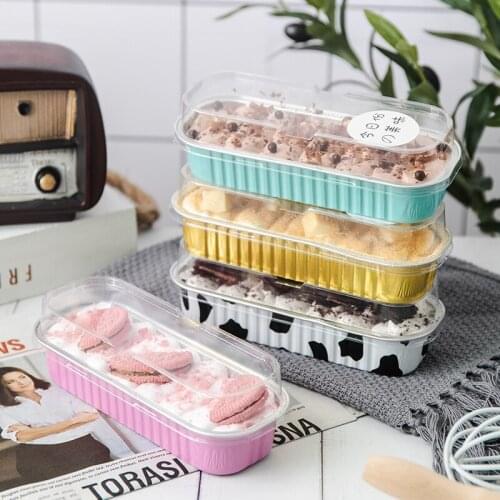 50pcs High quality 200ML disposable baking cup birthday party favors food container pudding jelly ice cream cups with lids