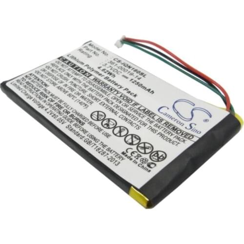Cameron Sino 1250mAh battery for GARMIN Nuvi 1690 1690T 1695 361-00019-14 GPS, Navigator Battery