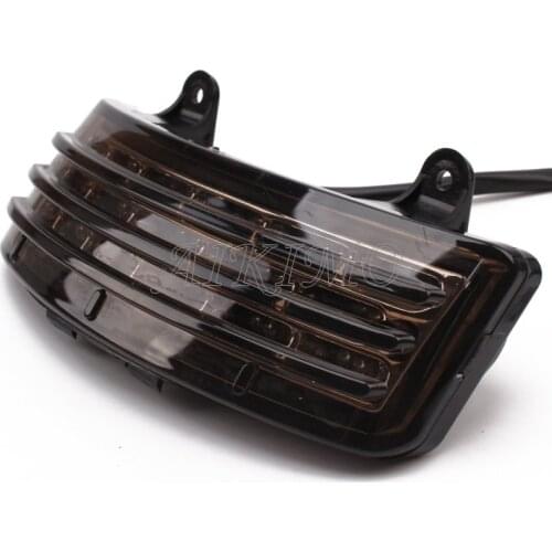 Motorcycle Accessories Tri-Bar LED Rear Tail Brake Fender Tip Light For Harley Touring Road Glide FLTRX 2015 2016 2017 2018