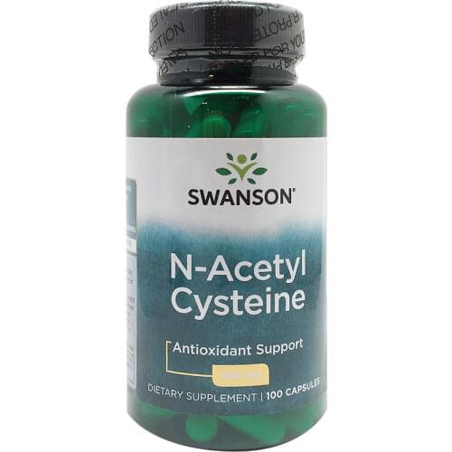 Free Shipping N-Acetyl Cysteine Antioxidant Support 600 Mg 100 Pcs