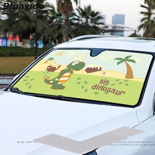 Car Cartoon Windshield Sunshade Heat Insulation Window Cover Sun Shade Visor Curtain Solar Protection Auto Accessorie