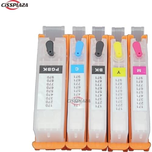CISSPLAZA PGI-570 CLI-571 refill ink cartridge For PIXMA MG5750 MG5751 MG5752 MG5753 MG6850 MG6851 MG6852 MG6853 with ARC CHIP