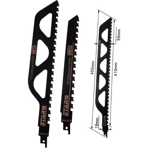 Demolition Masonry Reciprocating Saw Blade For Cutting Concrete Brick Stone Alloy Steel Teeth Blades
