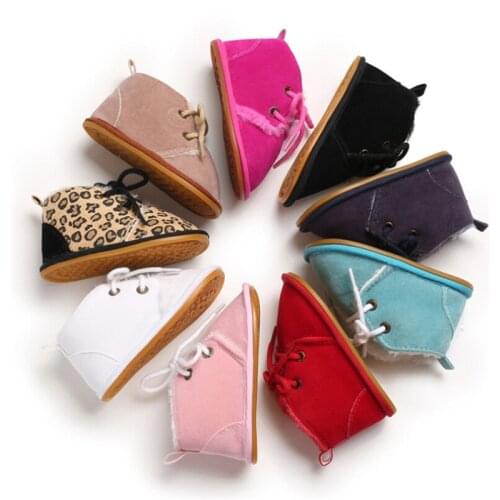 Baby Autumn Winter Shoes Kid Boy Girl Rubber Cotton Cloth First Walker Anti-slip Soft Sole Toddler Baby Shoes Baby Zapatos